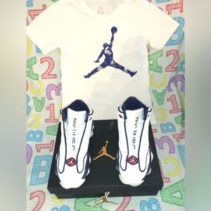 Blue/White Jordan Pro Strong (GS)